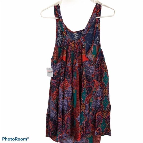 FREE PEOPLE Count me in Trapeze Boho Dress Tunic.Size XS - Picture 6 of 10